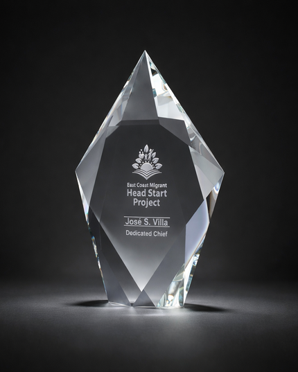 Sculpta Optic Crystal Award in 2 sizes