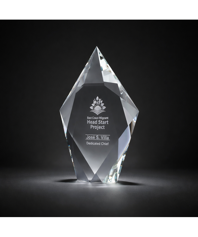 Sculpta Optic Crystal Award in 2 sizes